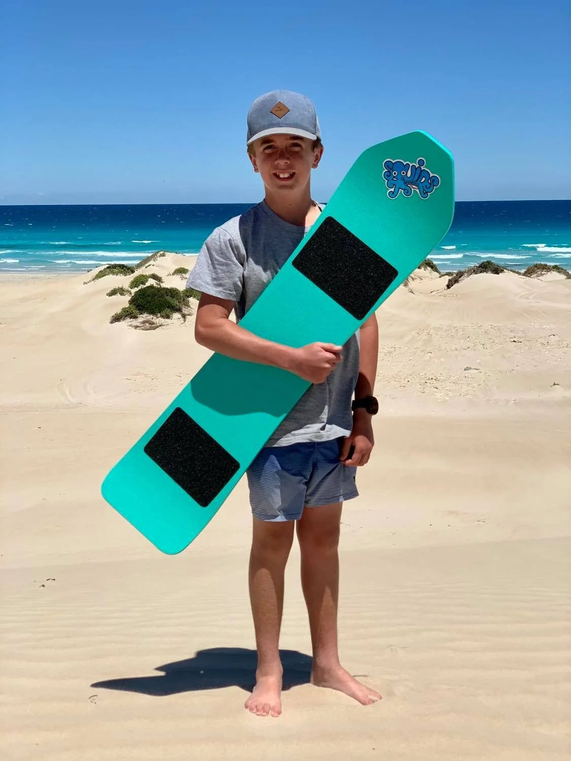 Squids Stand Up Sandboard handmade in Port Lincoln South Australia by Clay Bertram