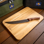 Butcher Knife- Churrasco Black- 10" Wooden Handle