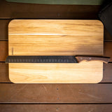 Brisket Knife- Churrasco Black- 12" Wood Handle