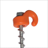 Ground Dog Screw in Pegs with Hook Collars (Single)