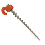 Ground Dog Screw in Pegs with Hook Collars (Single)