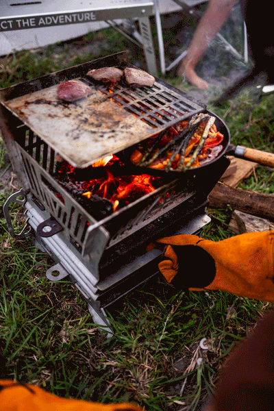 Camp Fire Pulled Pork In Camp Oven Campfire Trio – Wolf And Grizzly