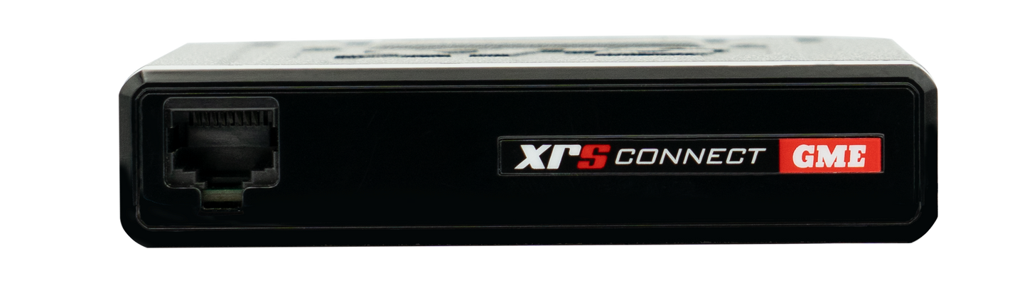 GME XRS-335C radio front panel showing Colour TFT LCD screen and control buttons