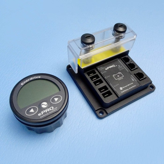 Enerdrive ePRO PLUS Battery Monitor — display unit showing battery status and voltage