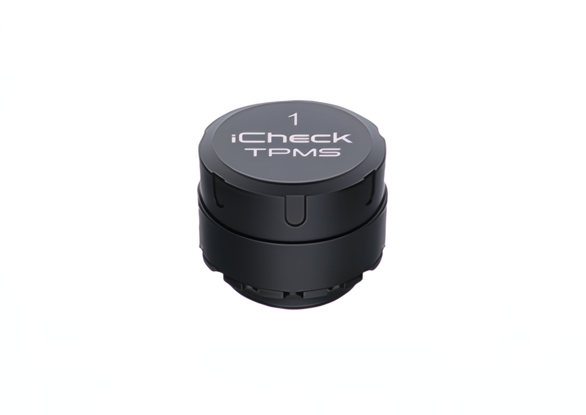 iCheck Individual TPMS Sensor — sensor mounted on valve stem