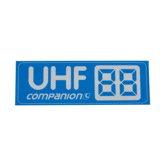 Companion Caravan Sticker Uhf Channel - outdoor and adventure gear for Australian 4WD and camping