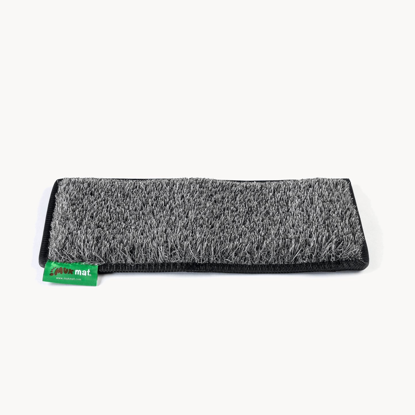 Muk Mat Pull-Out Step Grey Edition — synthetic grass mat fits caravan and motorhome pull-out steps