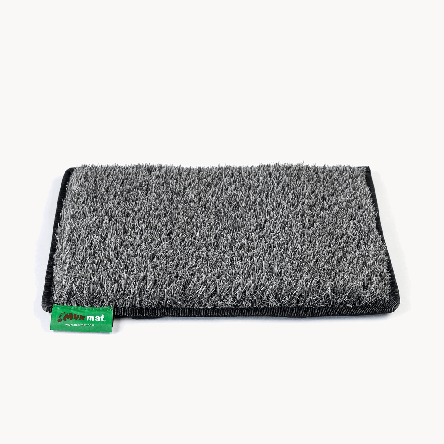 Muk Mat Step — Grey, synthetic grass step mat