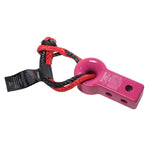 Saber Offroad 7075 Saber Alloy Recovery Hitch – Coloured Prismatic & 9K Soft Shackle